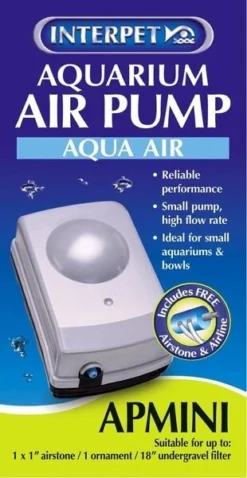 Interpet Aquarium Air Pump Aqua Air Apmini