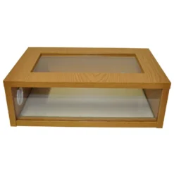 Monkfield Terrainium Medium Reptile Vivarium - 18 Inch Oak -PetNest Shop 1231039963 DVTE18 Empty