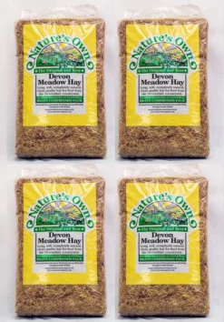 4 X 4kg Nature's Own Devon Meadow Hay Multibuy