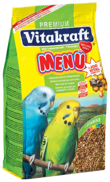 6 X Vitakraft Budgie Food 500g 1 6 X Vitakraft Budgie Food 500g