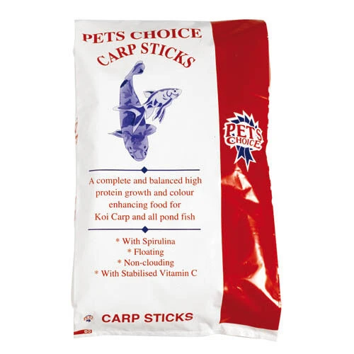 Pets Choice Carp Sticks 5kg 1 Pets Choice Carp Sticks 5kg