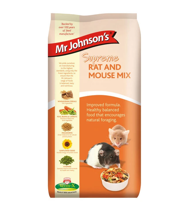 Mr Johnson's Supreme Rat & Mouse Mix 15kg 1 Mr Johnson's Supreme Rat & Mouse Mix 15kg