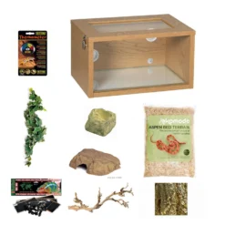 The Pet Express Corn/Milk/King Snake Starter Kit Oak (18" Tall)