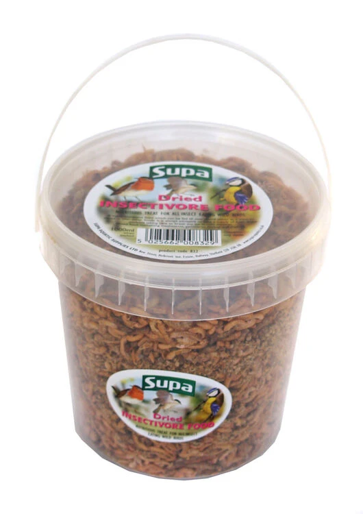 Supa Dried Insectivore Food 1000ml 1 Supa Dried Insectivore Food 1000ml