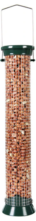 C J Wildlife Defender Metal Peanut Feeder Green Medium 35cm