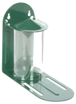 C J Wildlife Squirrel Feeder Green Metal