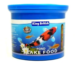 2 X King British Pond Flake Food 150g