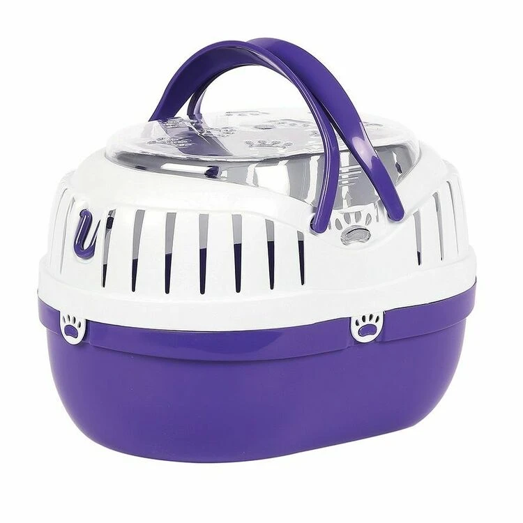 HappyPet Small Animal Carrier Purple 1 HappyPet Small Animal Carrier Purple