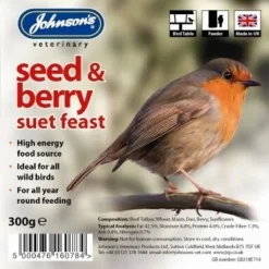Johnson's Wild Bird Seed & Berry Suet Feast