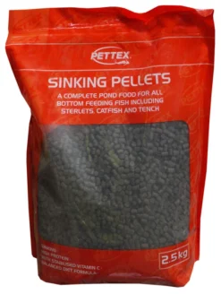 4 X Pettex Sinking Bottom Feeder Pellets 2.5kg