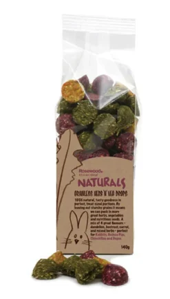 4 X 1kg Rosewood Naturals Meadow Hay Cookies