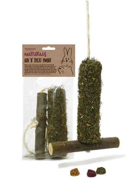 6 X Rosewood Naturals Hay N Treat Swing 1 6 X Rosewood Naturals Hay N Treat Swing