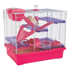 Rosewood Pico XL Hamster Cage - Pink