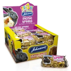24 X Johnson's Rabbit & Guinea Pig Picnic Treats 50g