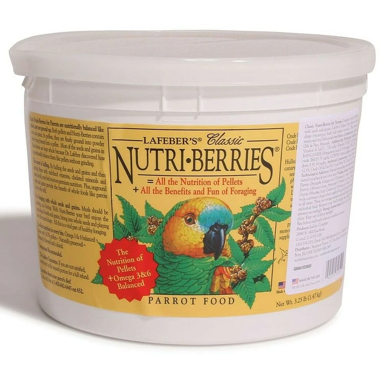 Lafeber's NutriBerries Original Complete Parrot Diet 1.47kg 1 Lafeber's NutriBerries Original Complete Parrot Diet 1.47kg