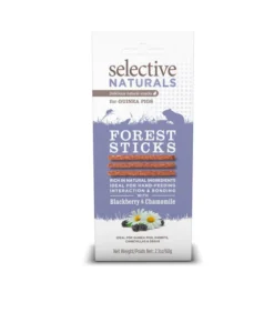 4 X 60g Supreme Selective Naturals Forest Sticks For Guinea Pigs With Blackberry & Chamomile