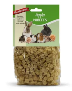6 X 70g Mr Johnson's Small Animal Treat Apple Niblets