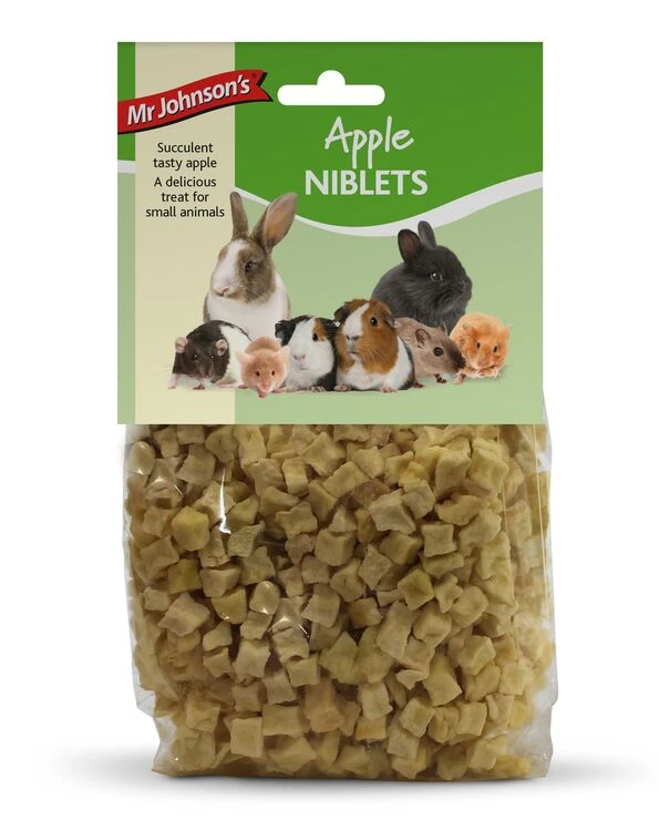 6 X 70g Mr Johnson's Small Animal Treat Apple Niblets 1 6 X 70g Mr Johnson's Small Animal Treat Apple Niblets