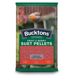 Bucktons Suet Pellets Fruit & Berry Bird Food 12.55kg