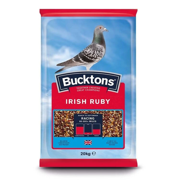 Bucktons Pigeon Irish Ruby 20kg 1 Bucktons Pigeon Irish Ruby 20kg