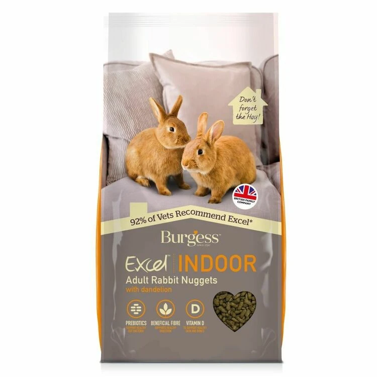 Burgess Excel Indoor Rabbit Food 10kg 1 Burgess Excel Indoor Rabbit Food 10kg