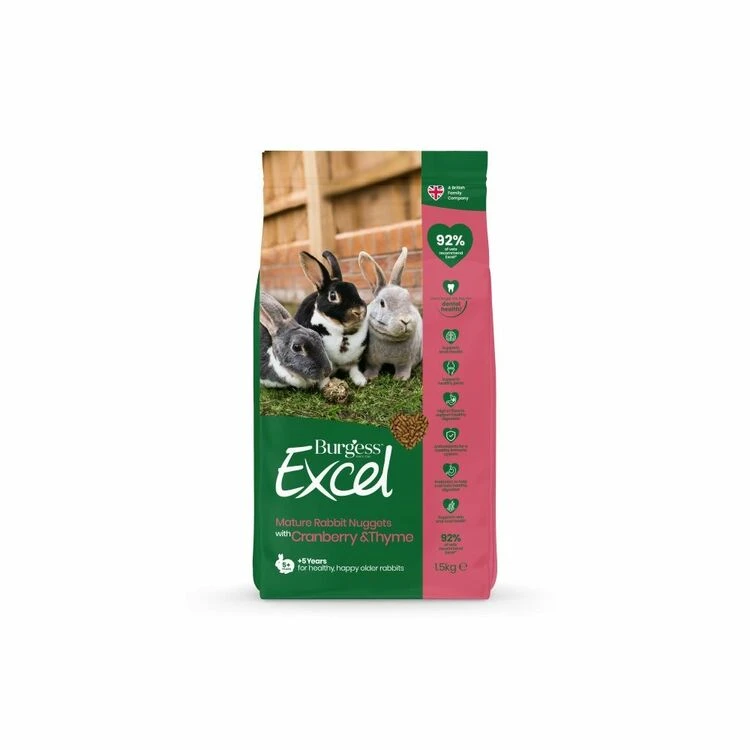 Burgess Excel Mature Rabbit Food 1 Burgess Excel Mature Rabbit Food