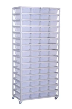Aluracks V18 Aluminium Reptile Rack (4 Wide - 15 Levels)