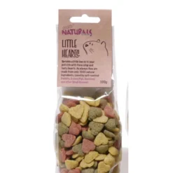 8 X Rosewood Boredom Breaker Natural Treats Little Hearts 100g