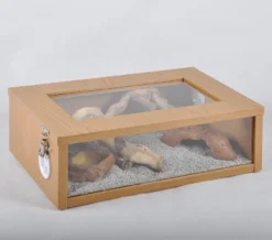 The Pet Express Small Leopard Gecko Starter Kit - Oak Vivarium (18") -PetNest Shop DSC0023edit