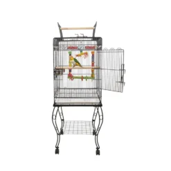 Sky Pet Products Gama Black Bird Cage