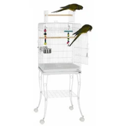 Sky Pet Products Gama White Bird Cage
