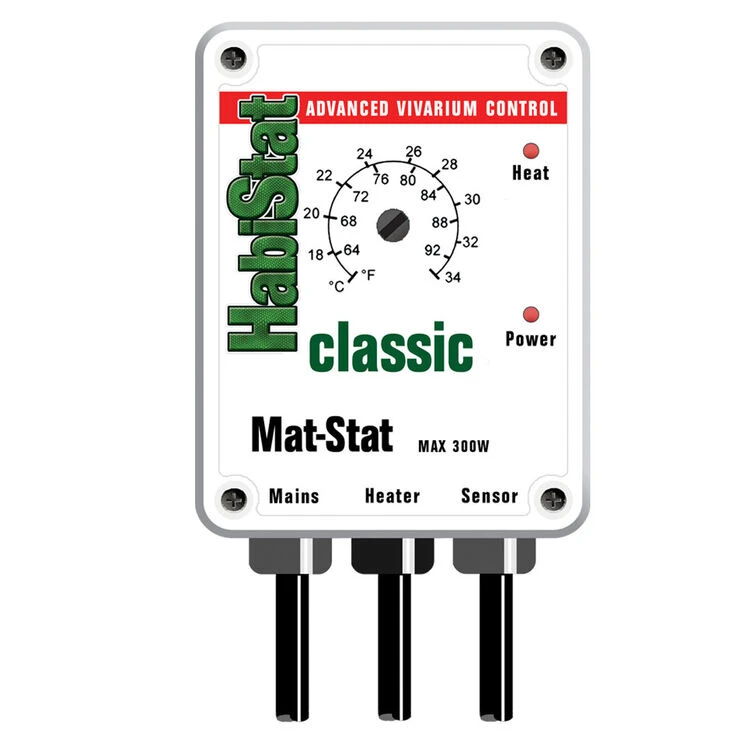 HabiStat Mat Stat On/Off Thermostat White 300w 1 HabiStat Mat Stat On/Off Thermostat White 300w