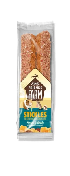 8 X Supreme Tiny Friends Farm Stickles With Honey & Seeds 100g