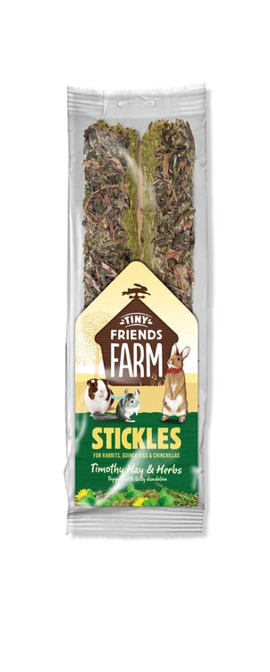8 X Supreme Tiny Friends Farm Stickles With Timothy Hay & Herbs 100g 1 8 X Supreme Tiny Friends Farm Stickles With Timothy Hay & Herbs 100g