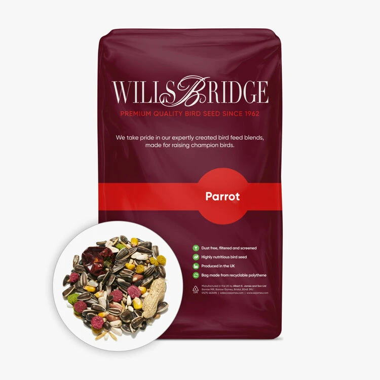 Willsbridge Parrot Mix Bird Food 12.5kg 1 Willsbridge Parrot Mix Bird Food 12.5kg