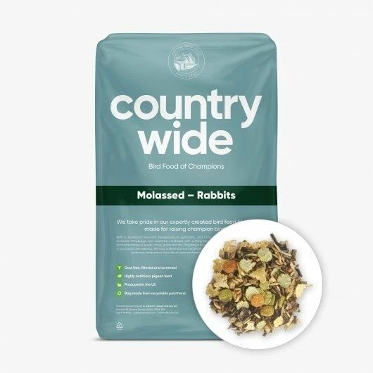 Countrywide Molassed Mix Rabbit Food - 20kg 1 Countrywide Molassed Mix Rabbit Food - 20kg