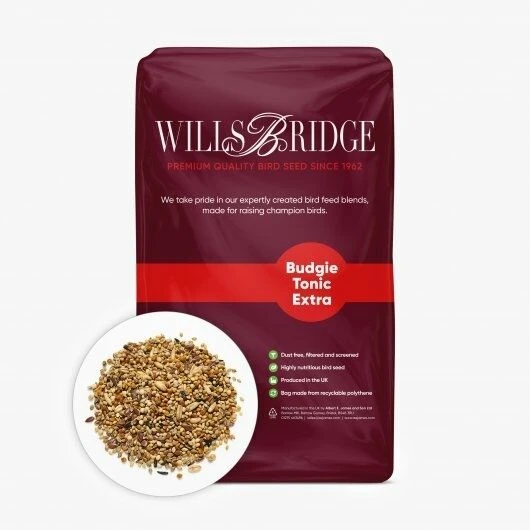 Willsbridge Budgie Tonic Extra 15kg 1 Willsbridge Budgie Tonic Extra 15kg