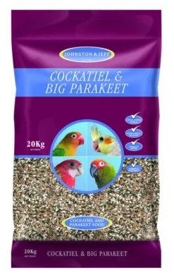 Johnston & Jeff Cockatiel & Big Parakeet Mix 20kg