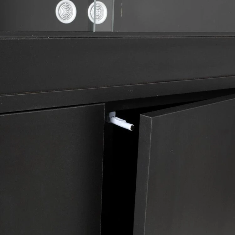 Monkfield Vivarium Cabinet 61 X 46 X 66cm (24 X 18 X 26") Black 2 Monkfield Vivarium Cabinet 61 X 46 X 66cm (24 X 18 X 26") Black - Image 2