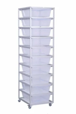 Aluracks V28 Aluminium Reptile Rack (1 Wide - 10 Levels)