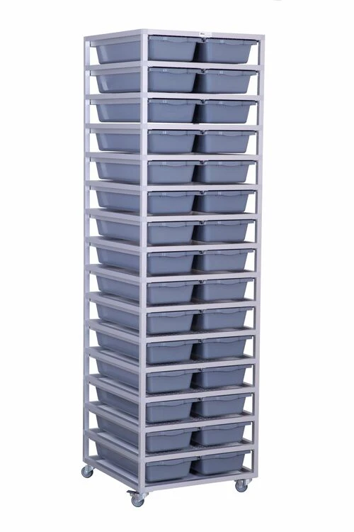Aluracks FB10 Aluminium Reptile Rack (2 Wide - 15 Levels) 1 Aluracks FB10 Aluminium Reptile Rack (2 Wide - 15 Levels)