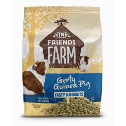4 X Tiny Friends Farm Gerty Guinea Pig Tasty Nuggets 1.5kg
