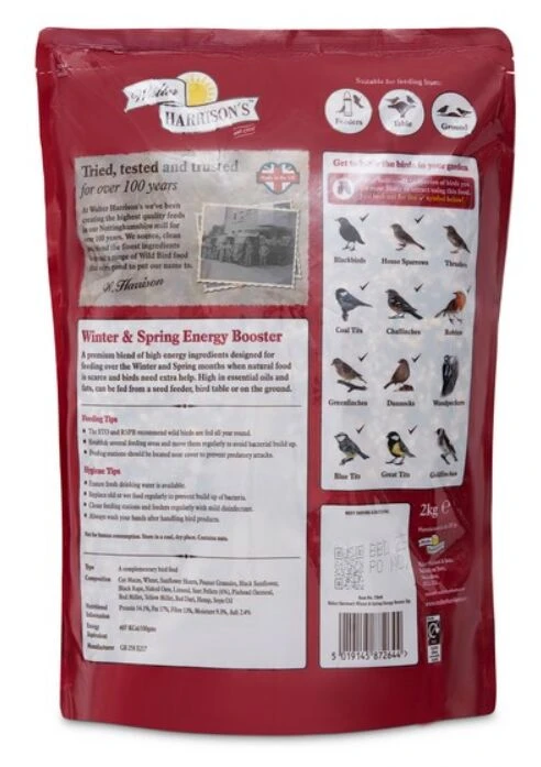 Harrisons Winter & Spring Energy Seed Mix 2 Harrisons Winter & Spring Energy Seed Mix - Image 2