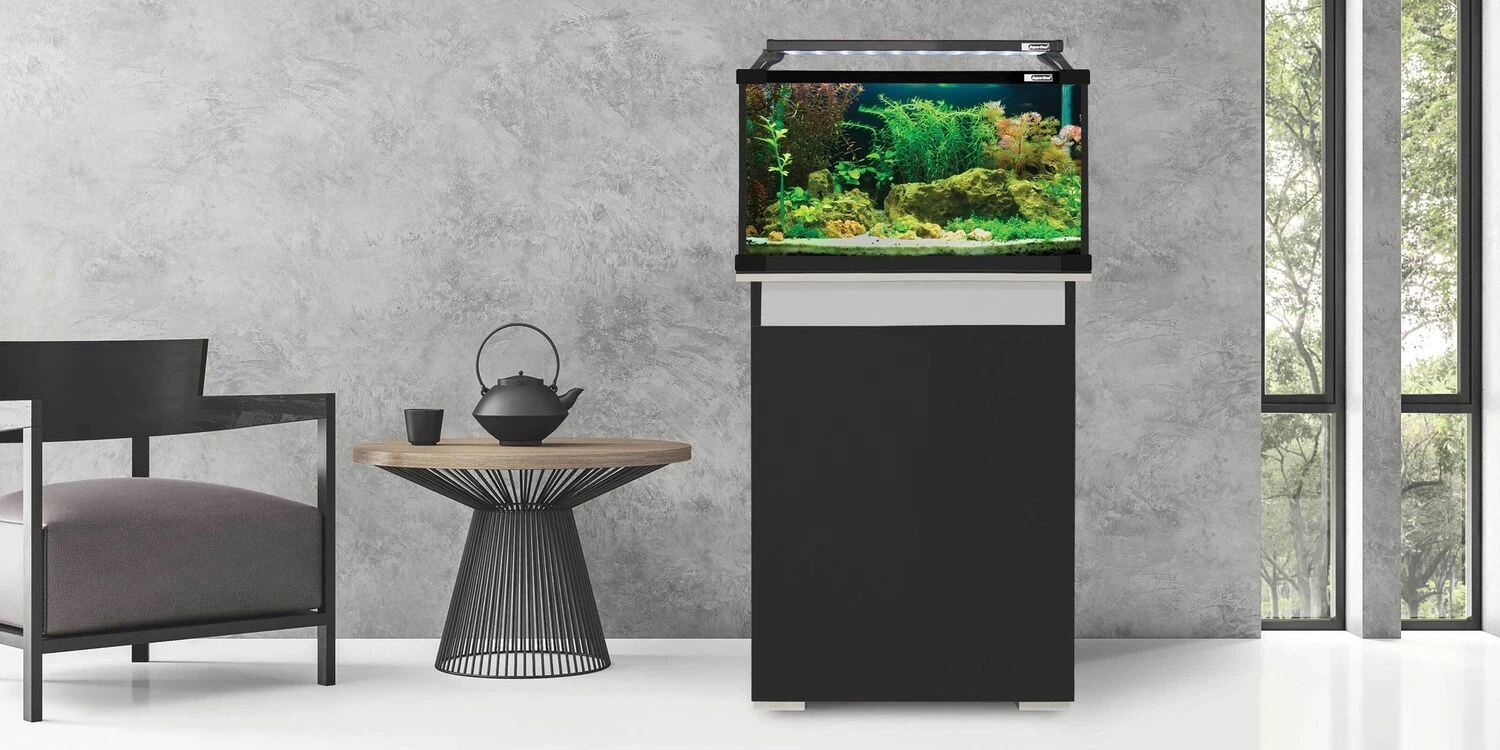 Aqua One Horizon 130 Aquarium Set Black & Moon Grey 2 Aqua One Horizon 130 Aquarium Set Black & Moon Grey - Image 2