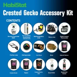 HabiStat Crested Gecko Accessory Kit -PetNest Shop hscgak 6