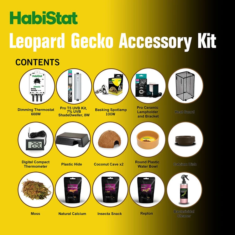 HabiStat Leopard Gecko Vivarium Accessory Kit 5 HabiStat Leopard Gecko Vivarium Accessory Kit - Image 5