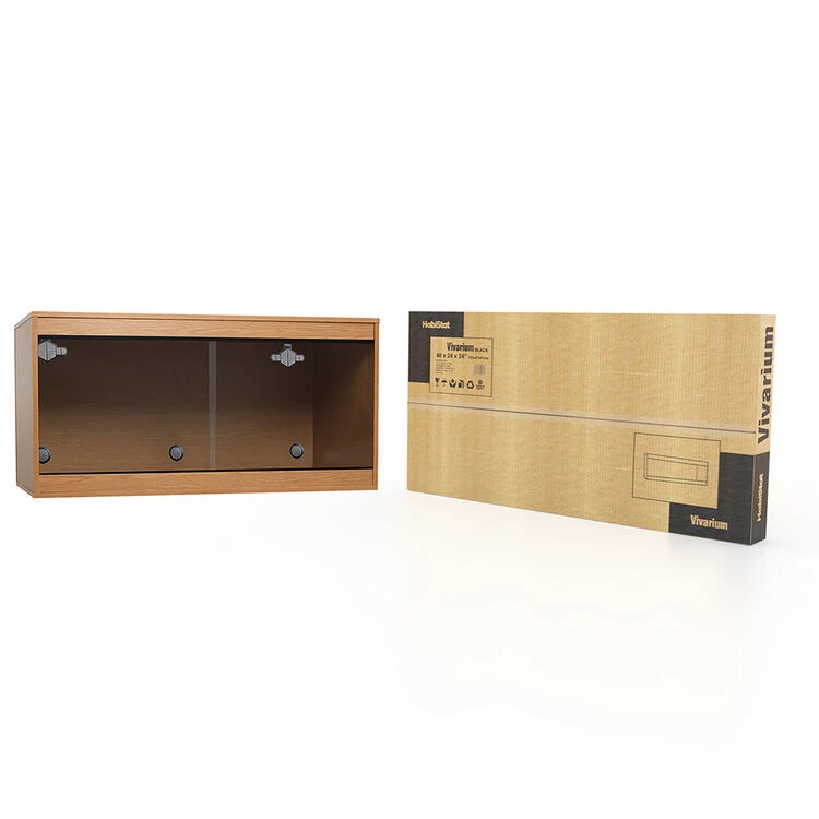 HabStat Standard Vivarium L122 X D61 X H61cm (48 X 24 X 24") Oak 2 HabStat Standard Vivarium L122 X D61 X H61cm (48 X 24 X 24") Oak - Image 2
