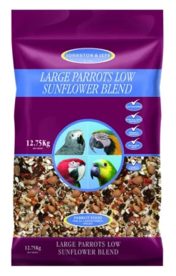 Johnston & Jeff Large Parrot Low Sunflower Mix 12.75kg
