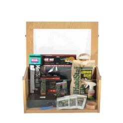 HabiStat Leopard Gecko Starter Kit In Oak (Tall)