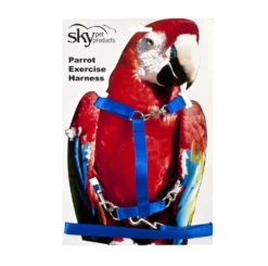 Sky Pet Products Bird Exercise Harness Blue